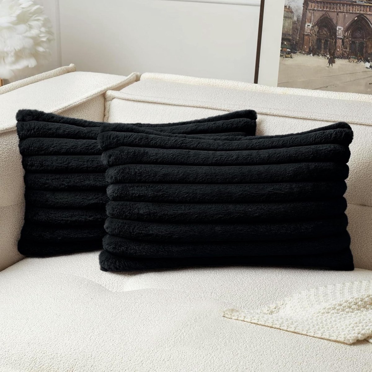 Omgoods - Set van 2 Luxe Kussenhoezen 40 x 60 cm van Neppels