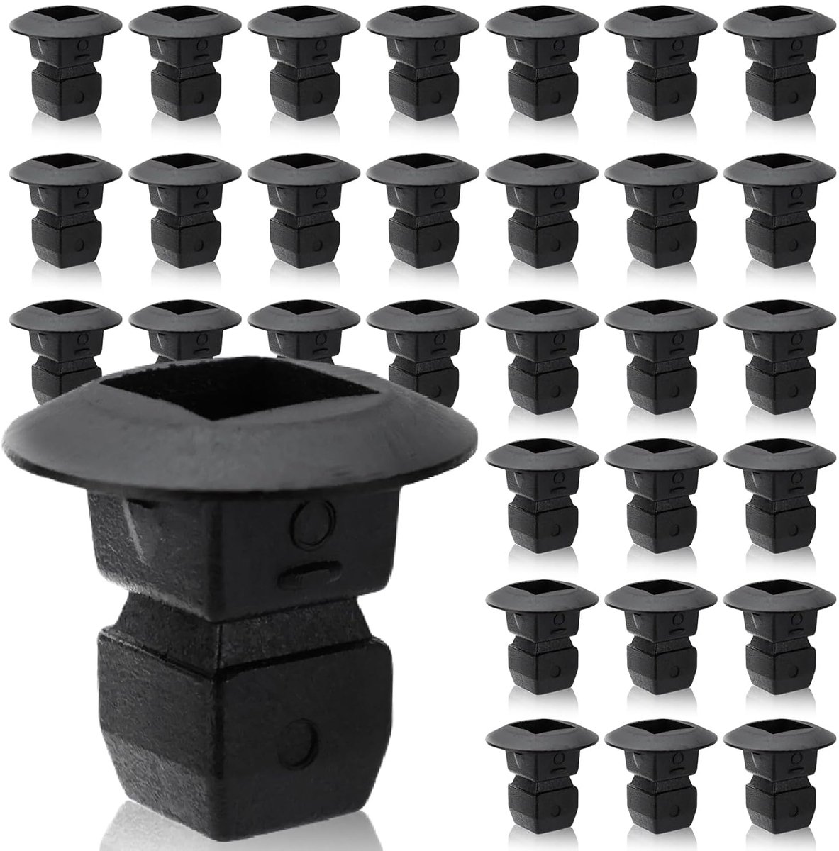 30 stuks bevestigingsclips auto N90833801 voor bumper, wielbaan, spatbordbevestiging, carrosserieclips, compatibel met - ShopVlot
