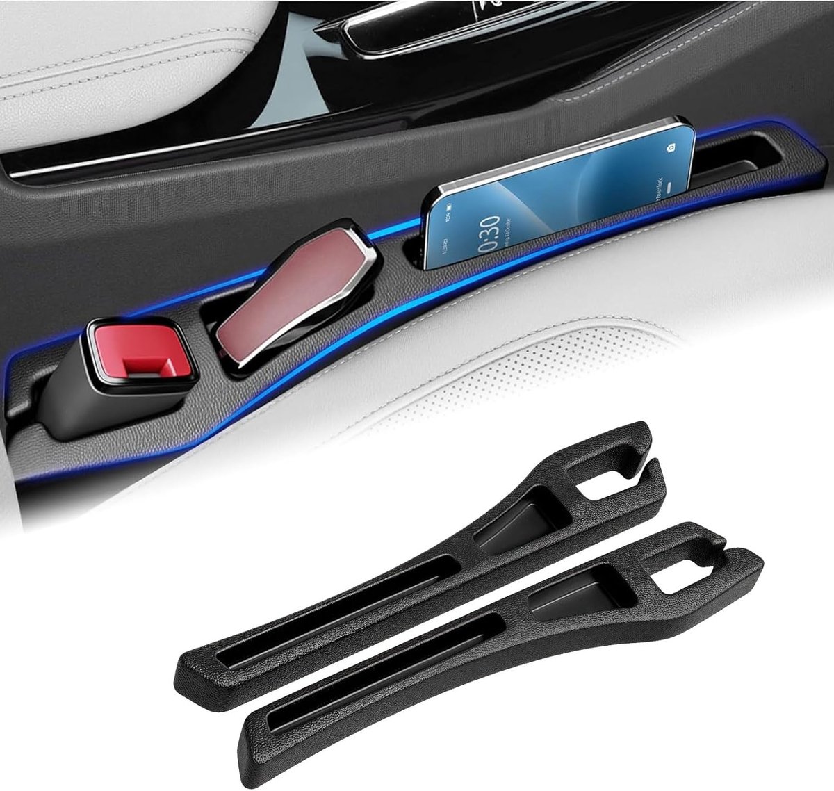 Autostoel kierenvuller 2 stuks - Auto accessoire voor organisatie - Voorkomt verlies van voorwerpen - ShopVlot