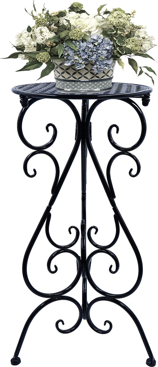 Omgoods - Stijlvolle Metalen Plantstandaard voor Binnen en Buiten, 50 cm Hoog