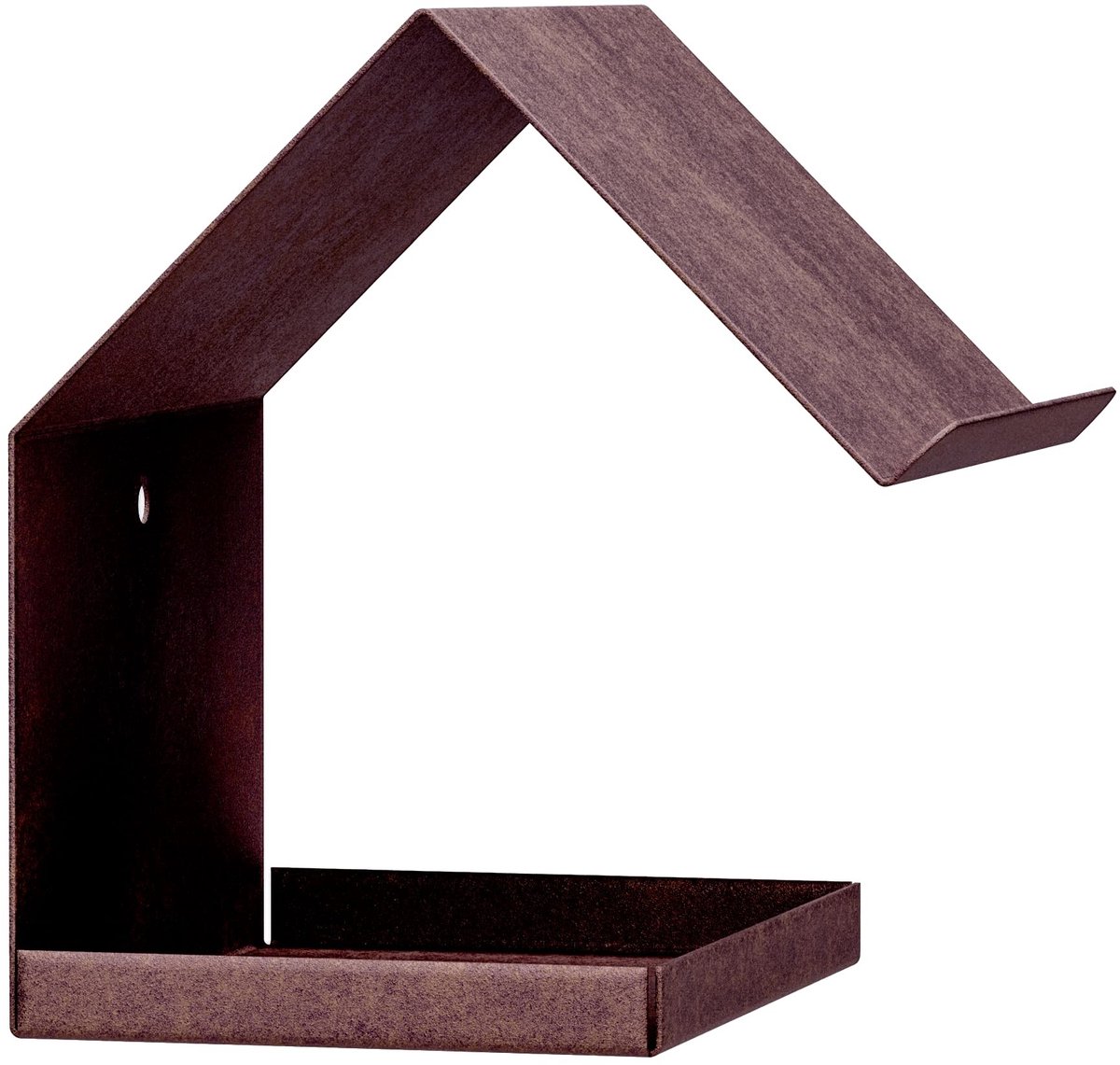 Omgoods - Vogelhuisje met Puntdak van Staal - Diverse Trendy Kleuren - Maat 145 x 150 x 180 mm