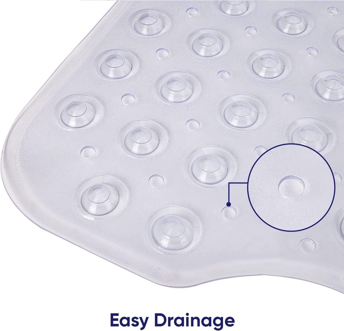 Omgoods - Antislip Douchemat met Zuignappen en Afvoeropeningen