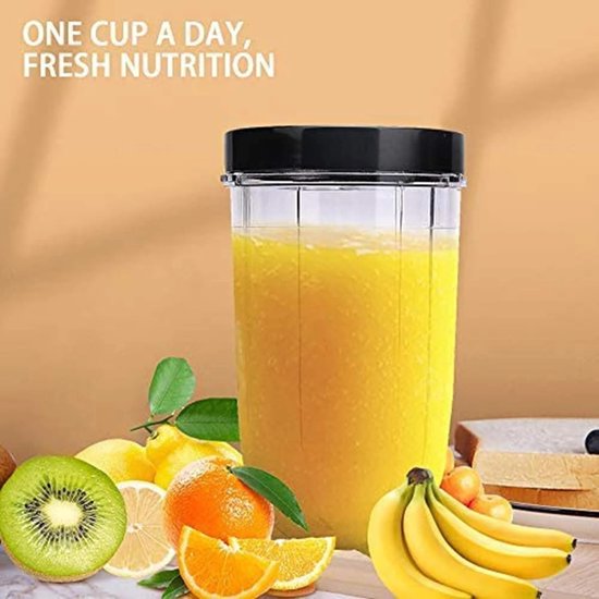 Omgoods - Set van 3 Vervangende Bekers met Deksel voor 250W Blender — afbeelding 5