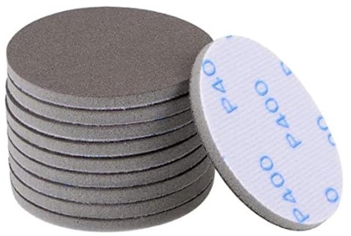 Omgoods - 10 Stuks 3-inch Schuurpad met Klittenband voor Hout en Gipsplaten