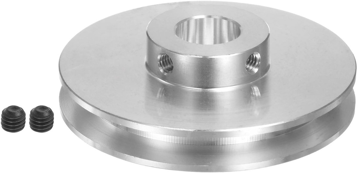 Omgoods - V-Snaar Pulley met 12mm ID en 58mm OD van Aluminium