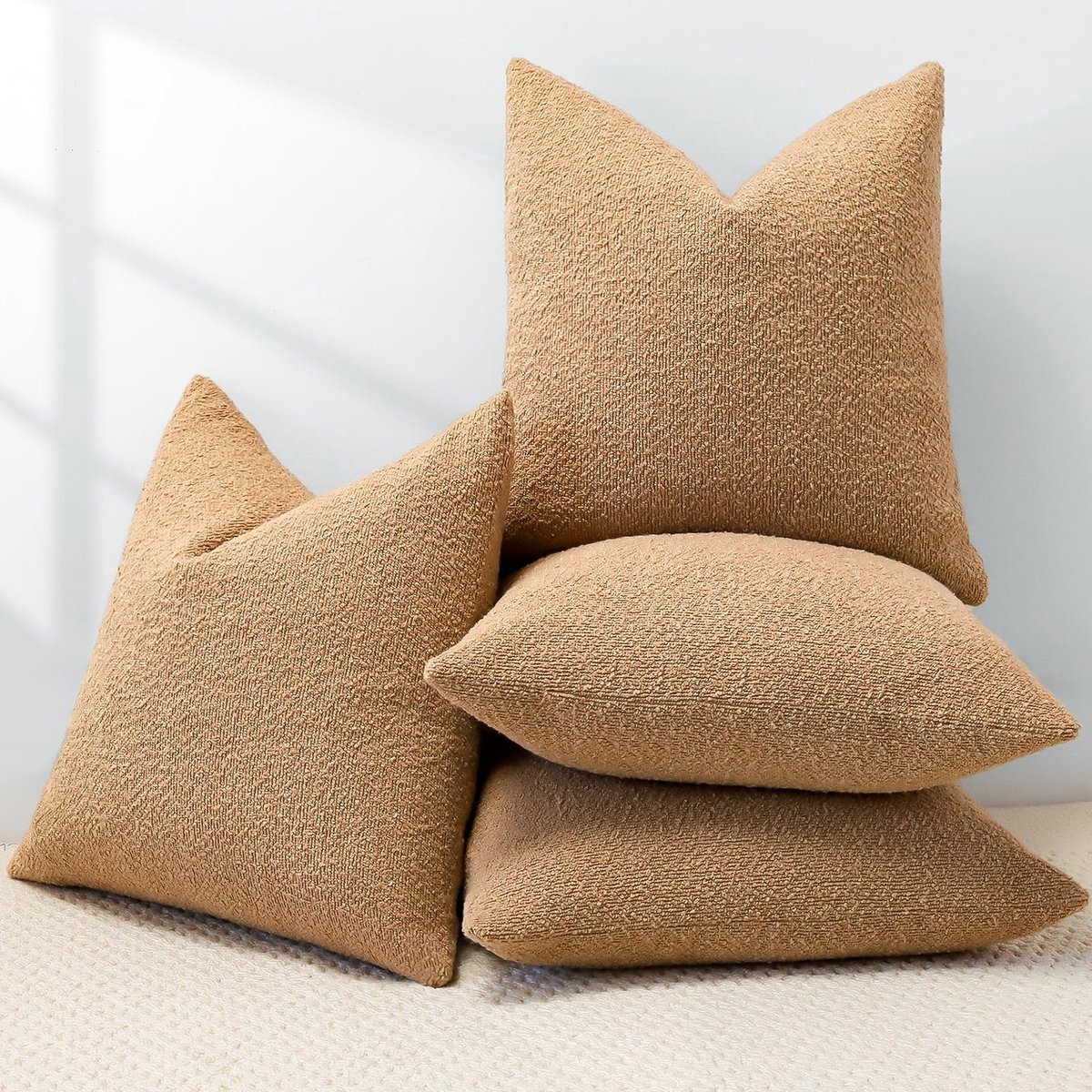 Omgoods - Set van 4 Decoratieve Kussenslopen Boho Stijl