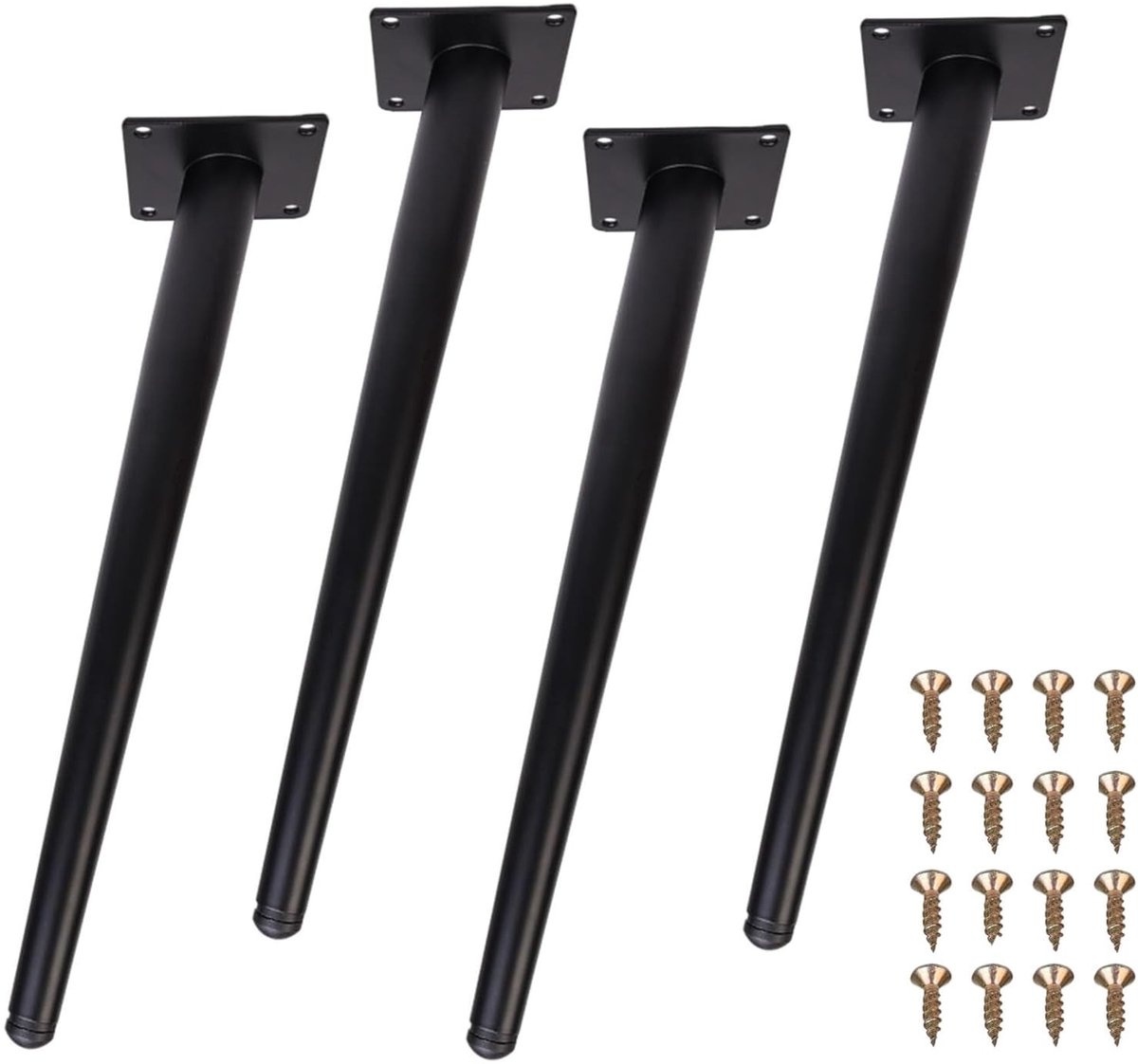 Omgoods - Set van 4 Metalen Tafelpoten voor Meubels 35cm