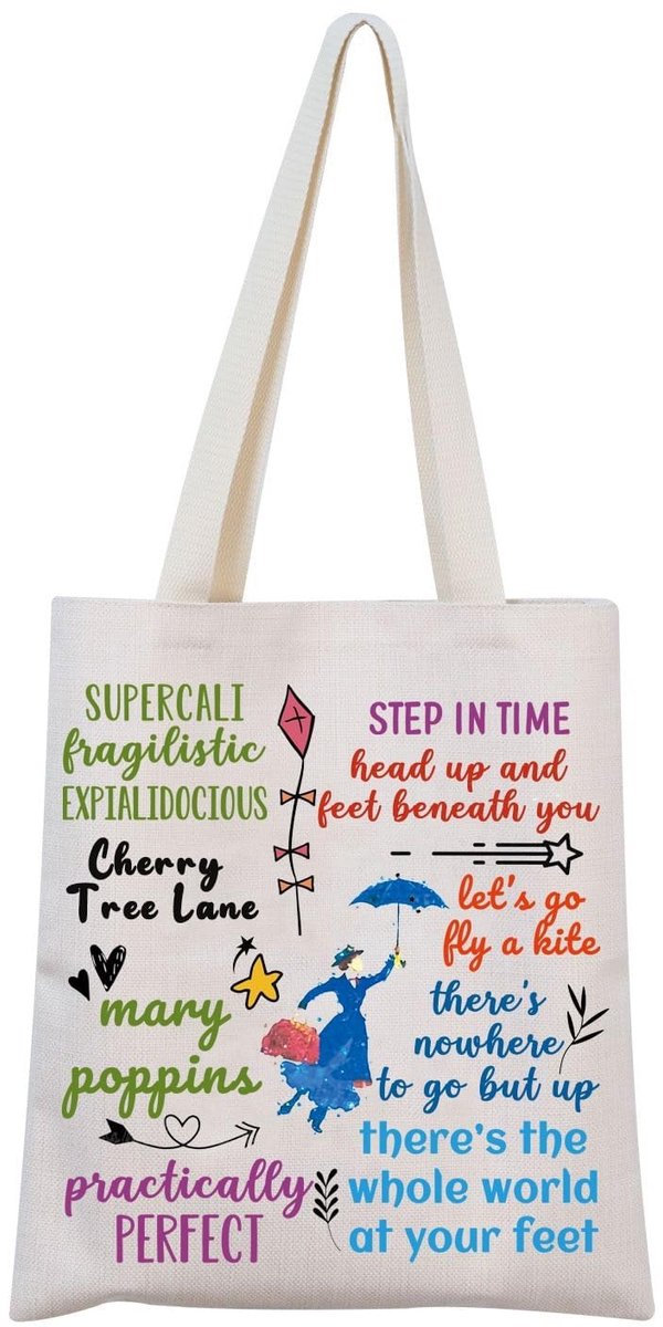 Omgoods - Mary Poppins Tote Bag met Cartoon Ontwerp