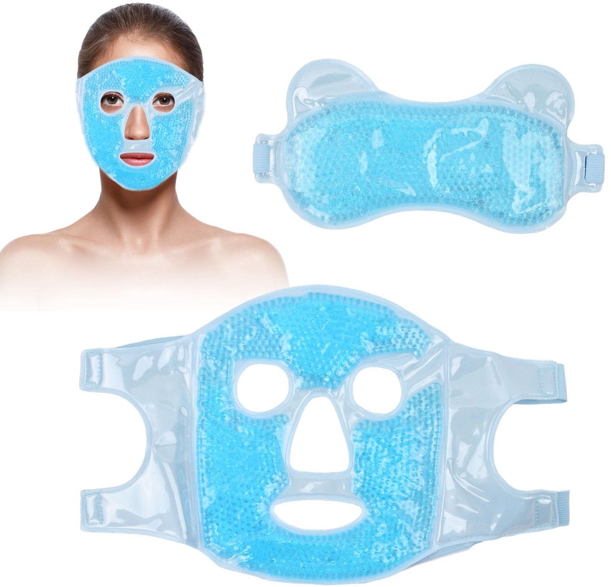 Omgoods - Koelende Gel Oogmasker en Slaapmasker