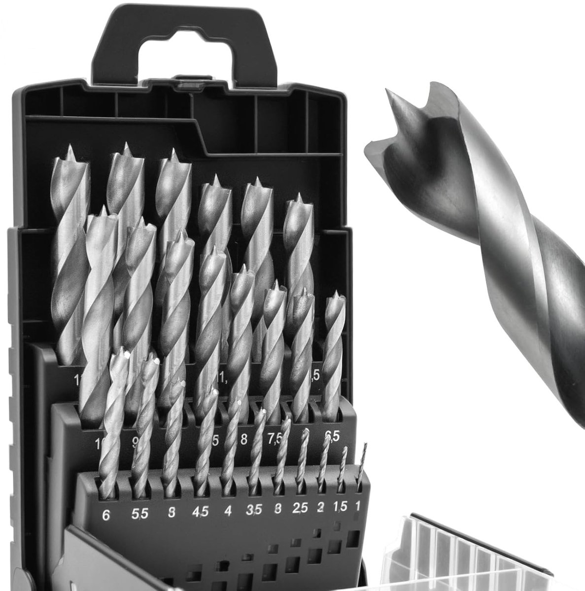 Omgoods - 25-delige HSS-G Houtboor Set 1-13mm