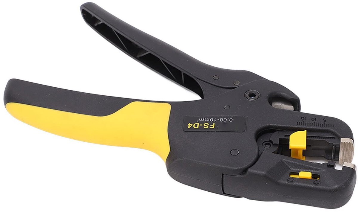 Omgoods - Automatische Draadstripper - Ergonomisch en Verstelbaar - Geschikt voor Draad van 0.08 tot 10mm² - Handig voor Klussen - Perfect voor Ele...