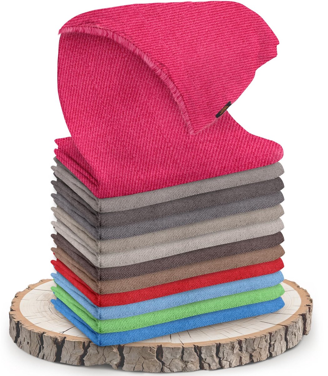 Omgoods - Effen Cashmere Sjaal in Roze