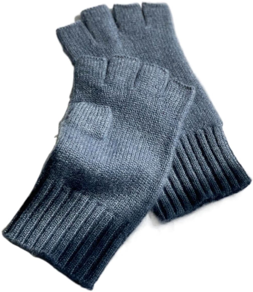 Omgoods - Unisex Cashmere Wol Half Vinger Handschoenen