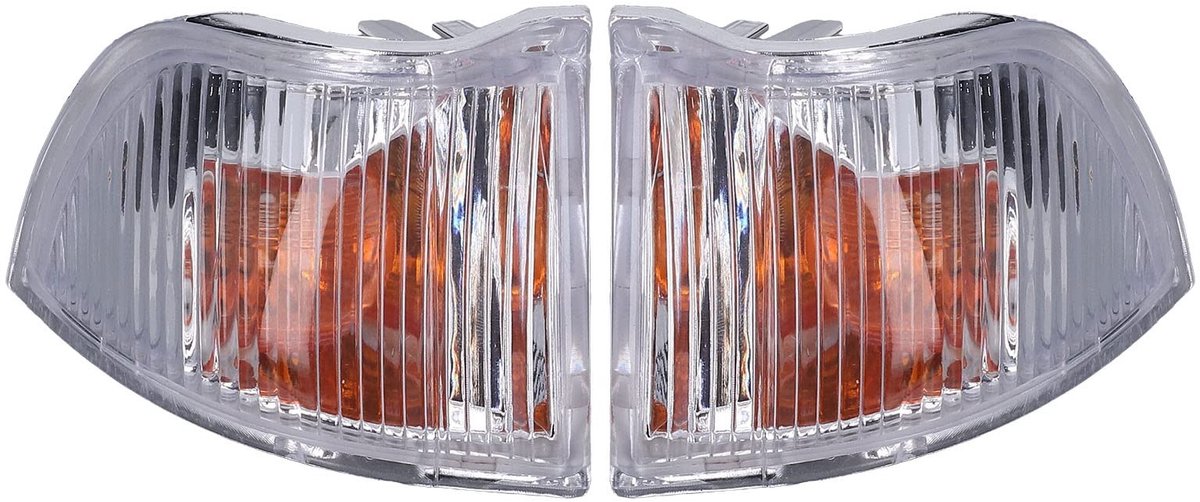 Omgoods - Spiegel Indicator Lens - Vervangingsdeksel - 2 Stuks - Voor Iveco Daily - Buitenspiegel Indicatielampje - ABS Materiaal - 2006-2012