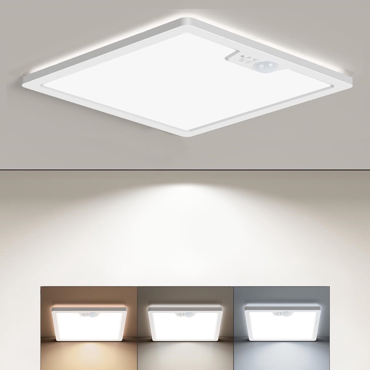 Omgoods - LED Plafondlamp met Beweging Sensor 24W voor Binnen