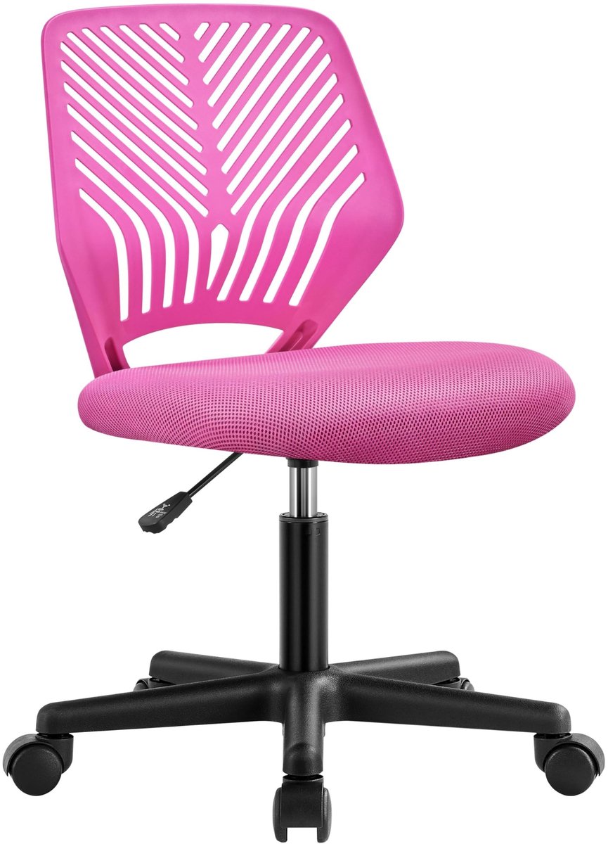 Omgoods - Ergonomische Bureau Stoel zonder Armleuningen met Zwenkwielen