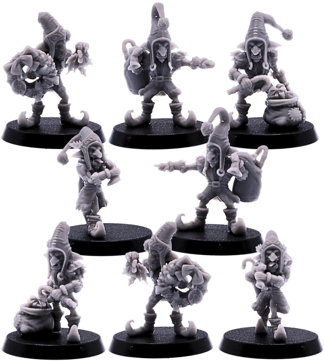 Omgoods - Santa Goblin Miniatuur 28mm voor Dungeons en Dragons