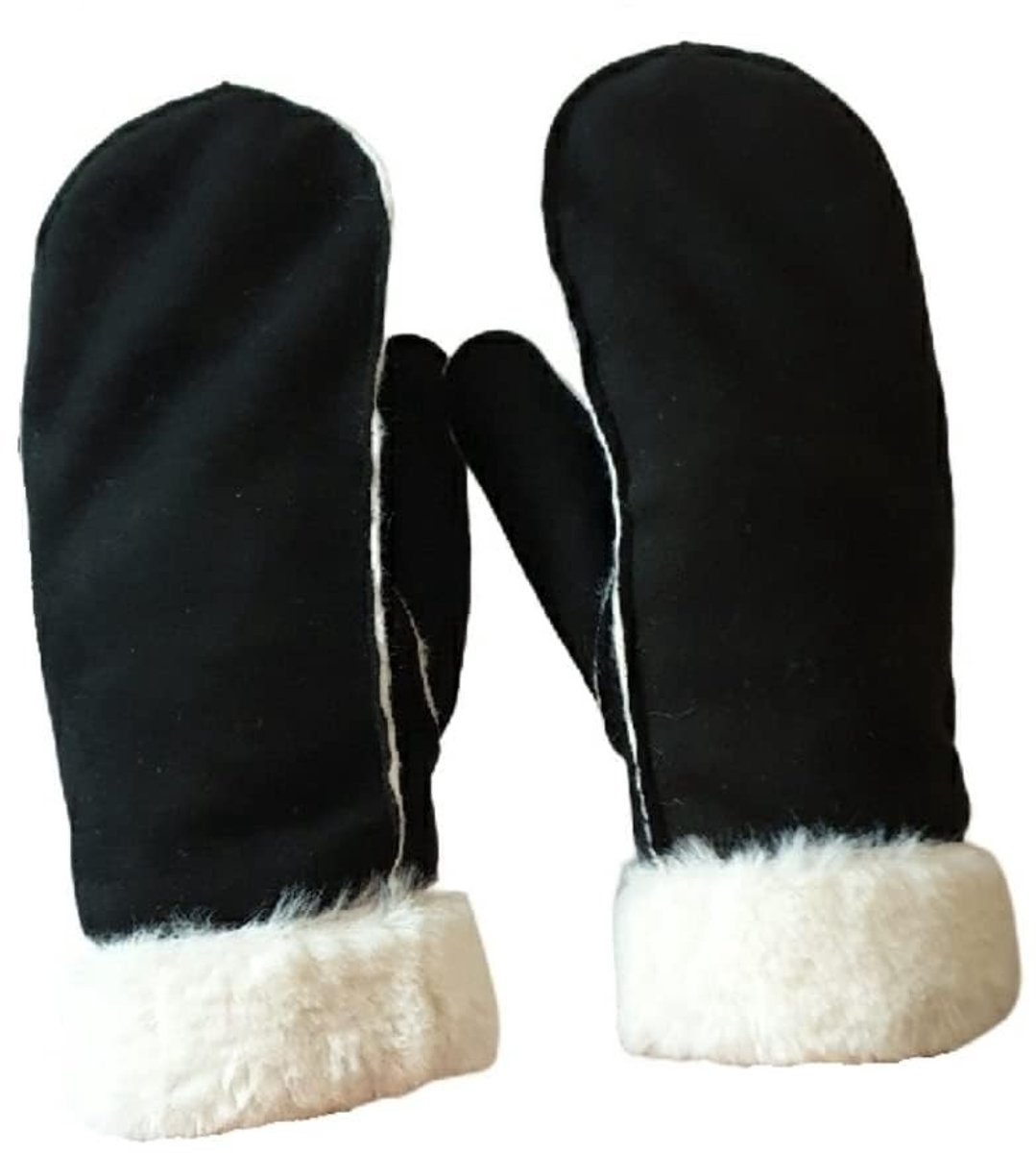 Omgoods - Dames Gesloten Muffles Handschoenen van Eco Suède