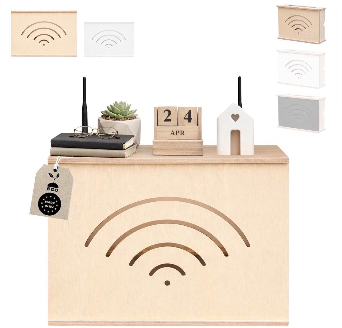 Omgoods - Routerkast voor Wi-Fi, Ruimtebesparend en Organiseerbaar