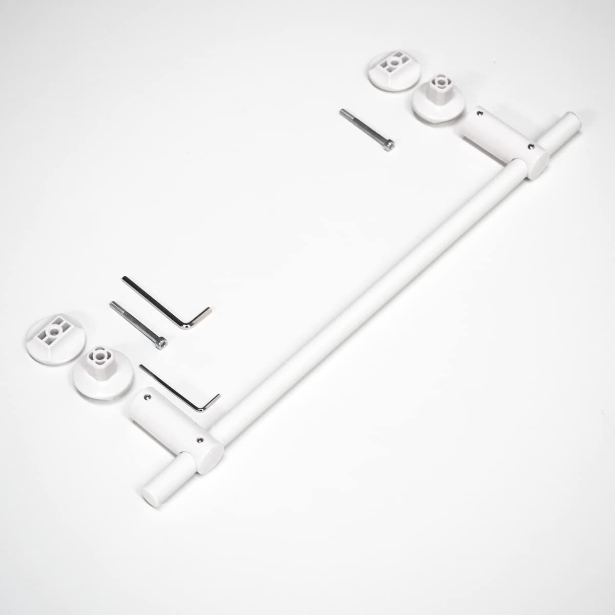 Omgoods - Rechte Handdoekstang voor Badkamer Radiator Wit - 560 mm