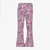 TwoDay meisjes flared legging met bloemenprint roze - Maat 92