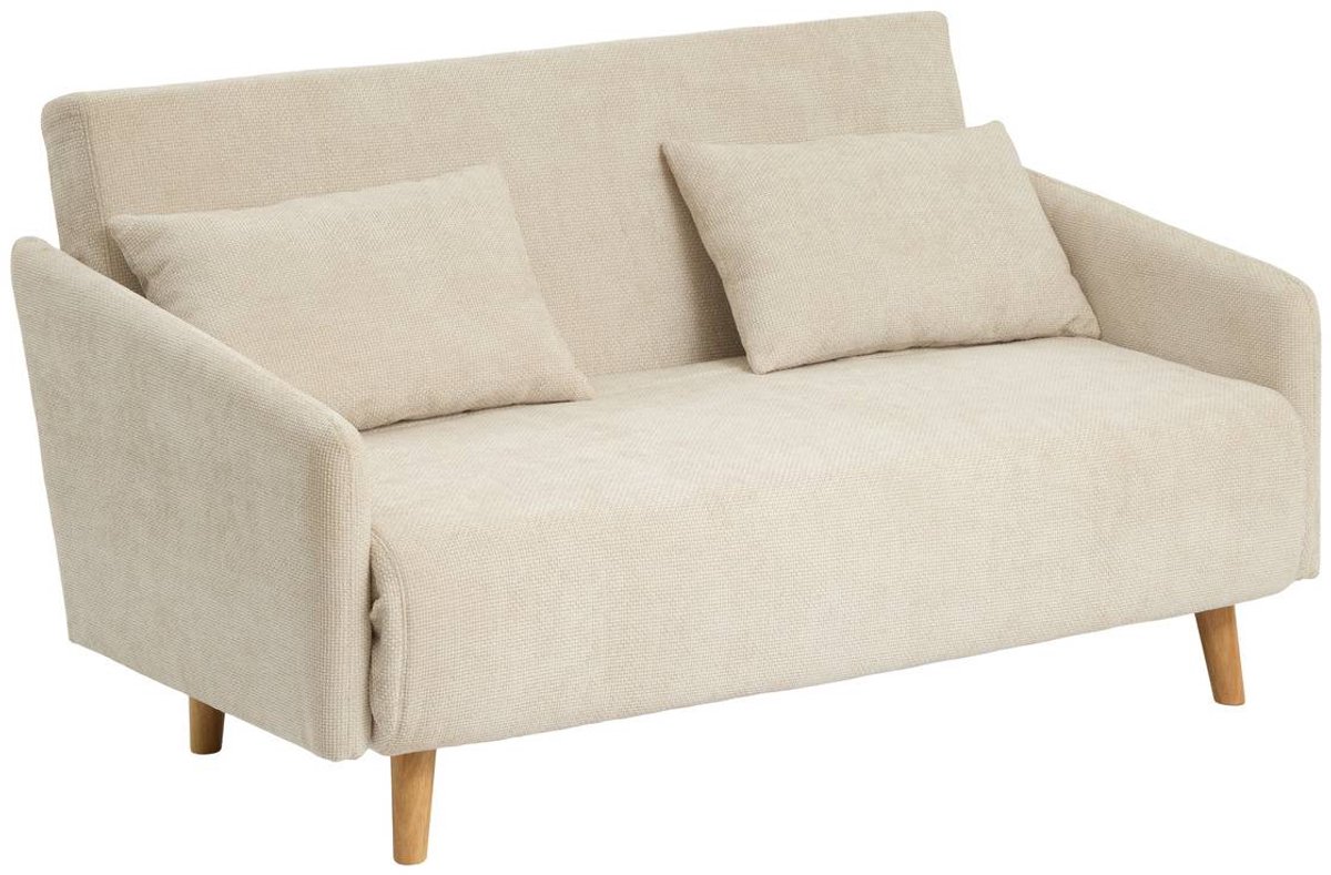 Canapé clic-clac Milo 2 places beige