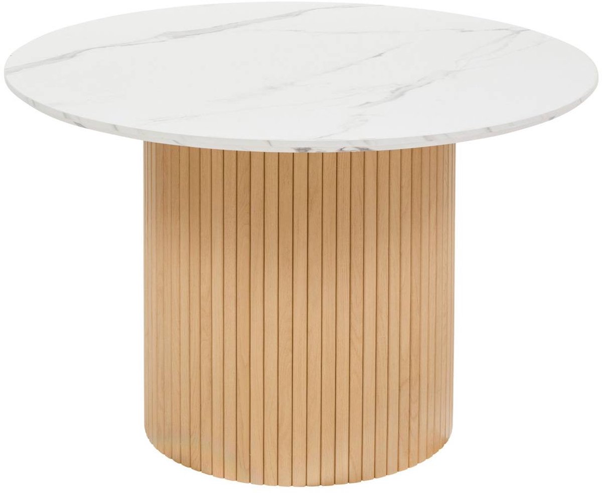 Eettafel voor 2 personen met blad in marmerlook van HOMELYA