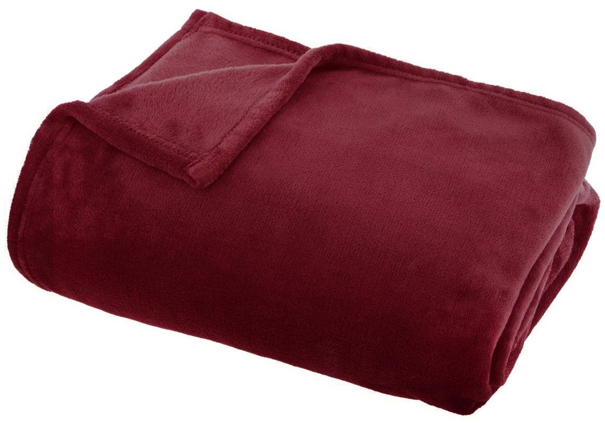 Effen flanellen plaid OLLIS