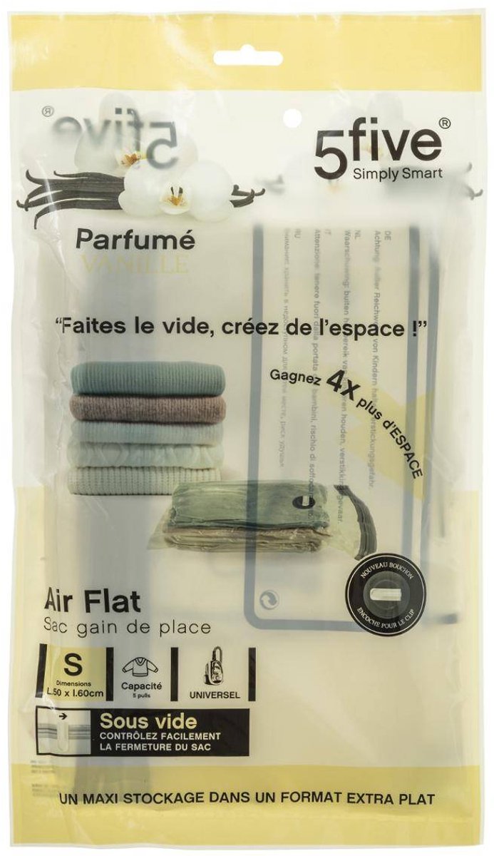 Geparfumeerd luchtcompressiezakje 50x60 AIRLESS