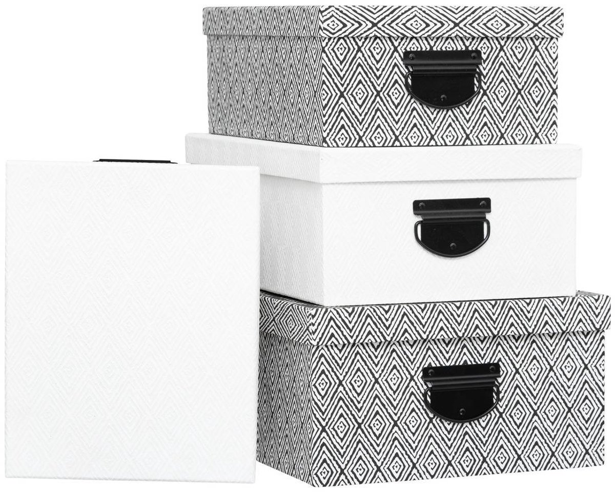 Set van 4 opbergdozen BOX'