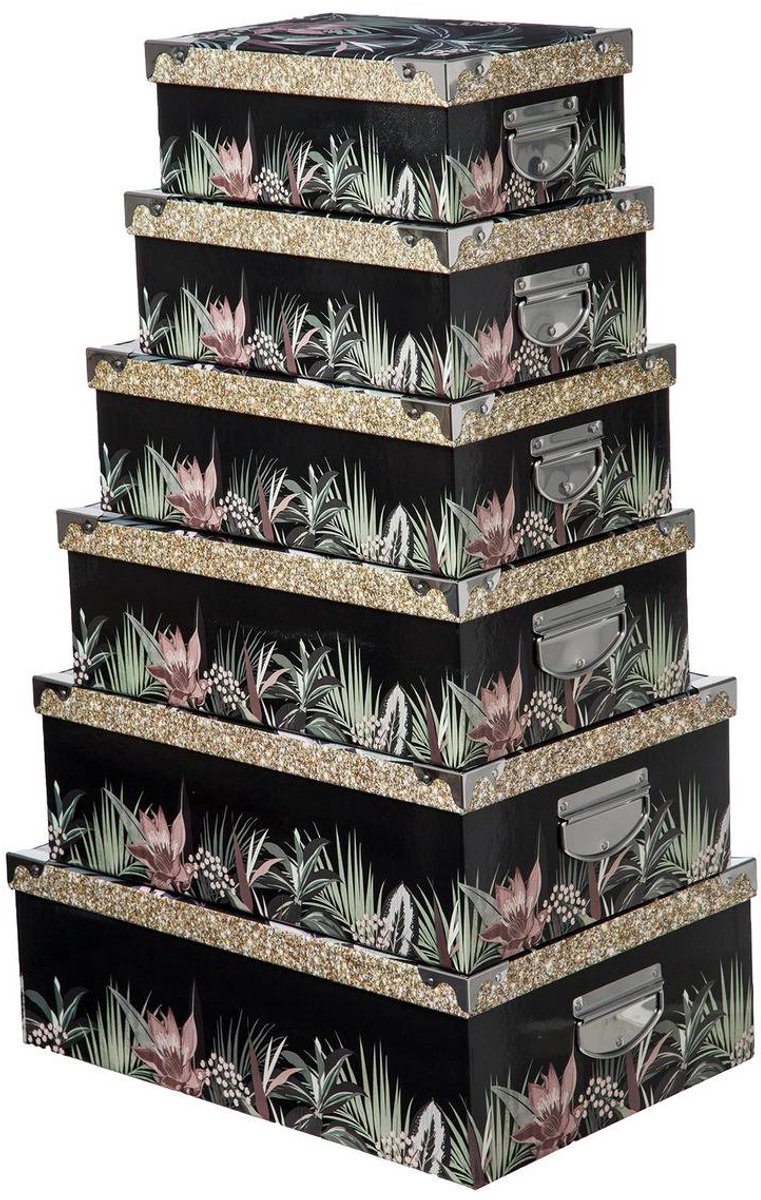 Doos met 6 hoekjes Lady Jungle BOX'