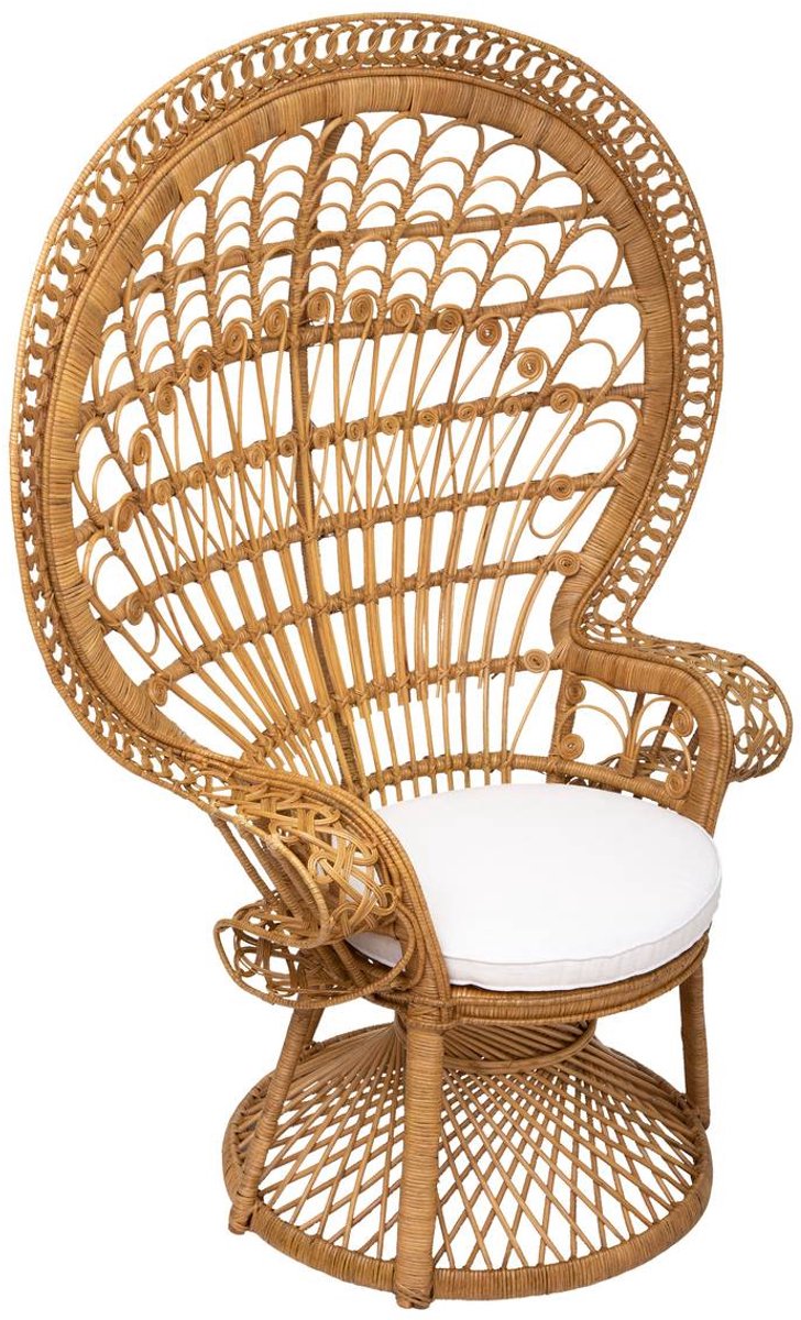 Atmosphera Créateur d'intérieur® Rieten fauteuil TAKTA Blanc