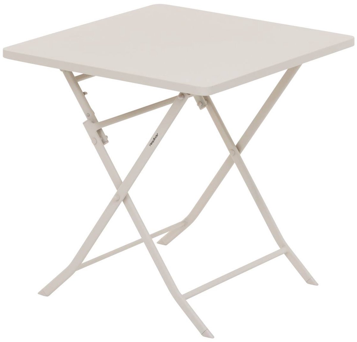 Vierkante opvouwbare tuintafel voor 2 personen van staal, model GREENSBORO