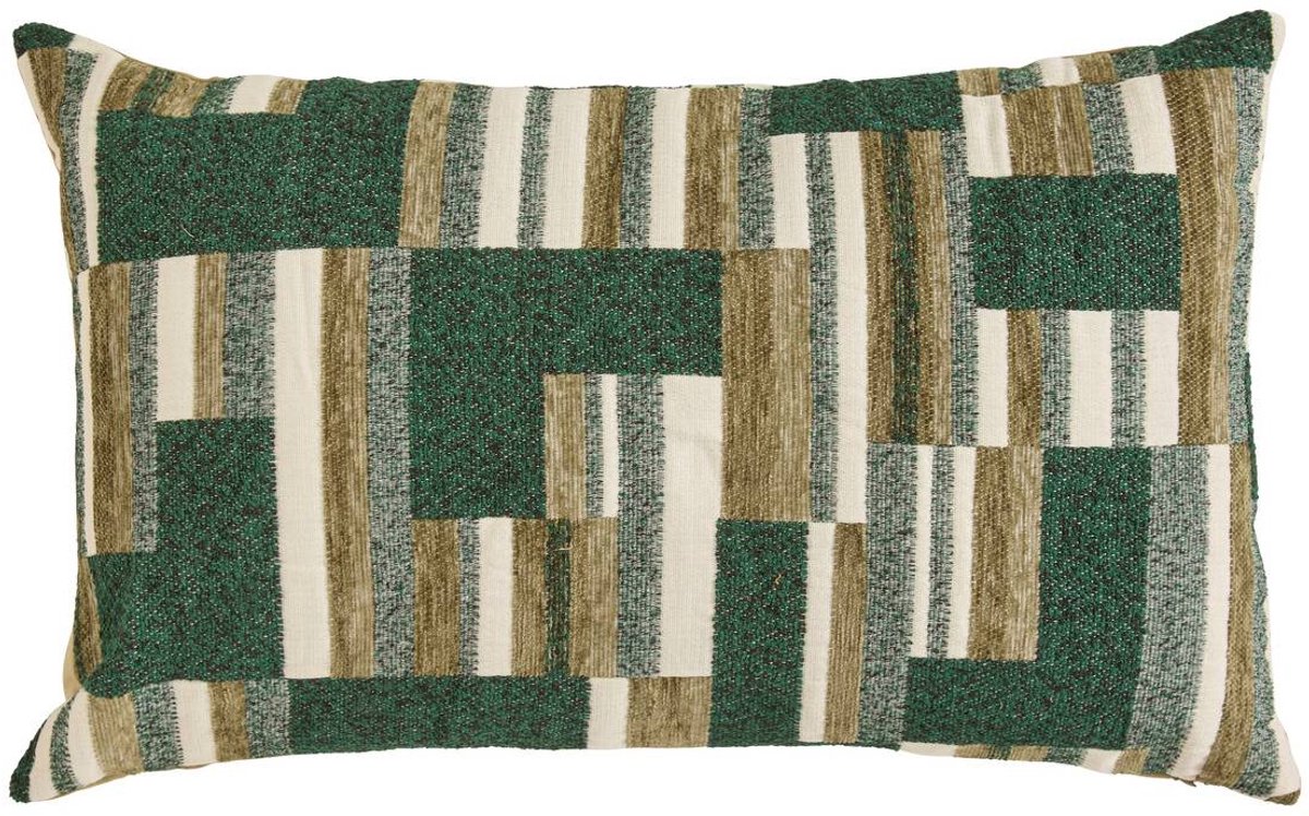 Kussen met afneembare hoes van chenille CALIX