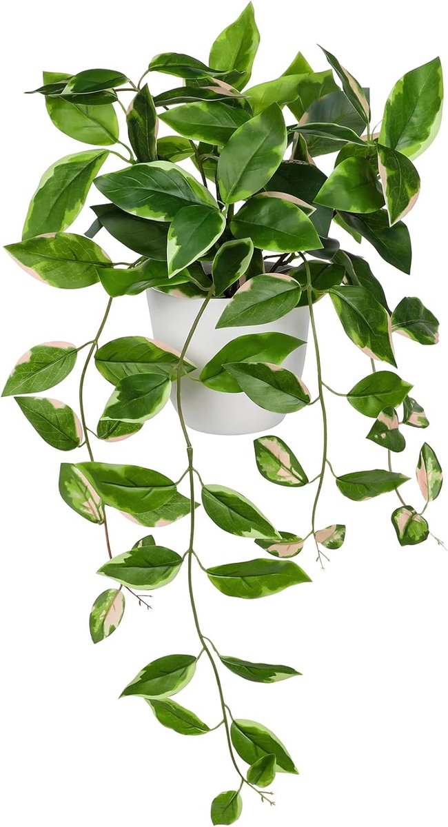 SnelShoppen - Kunstplant Hangplant, Lifelike Groene Planten, Modern Decoratief, Kunststof Potted Planten voor Thuis, Kantoor, Badkamer, Keuken, 80 cm