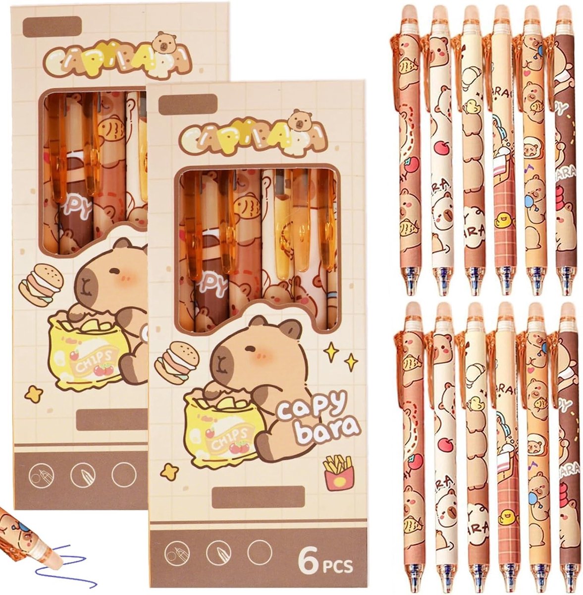 Erasable Ballpoint Pens, 12 Piece Set Erasable Rollerball Pens, Erasable Gel Pens, Erasable Ballpoint Pen Set - ShopVlot