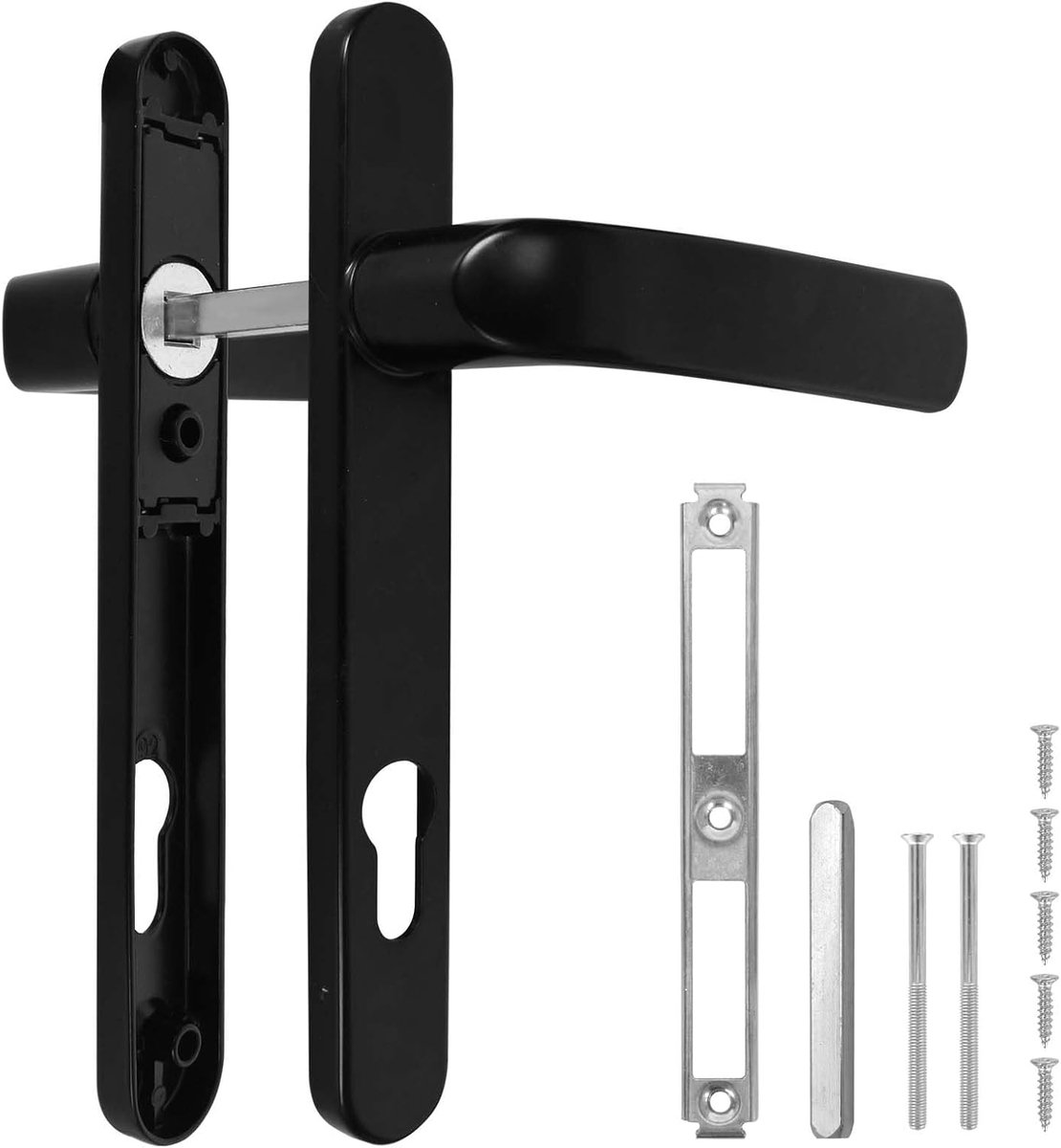Deurklink set 92mm - Aluminium legering - Voor buiten deur - Duurzaam en corrosiebestendig - ShopVlot