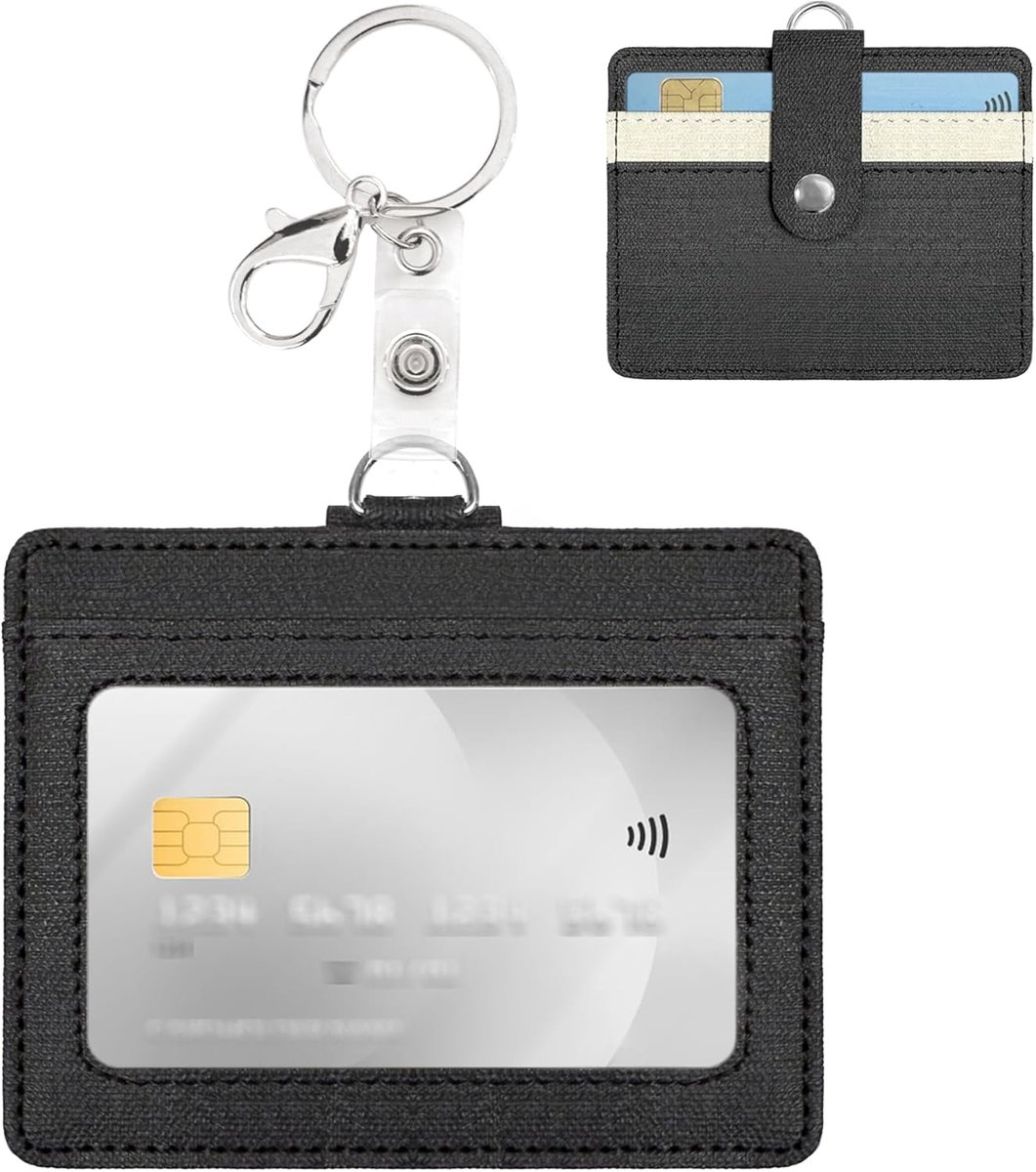 ID-kaarthouder voor ID-kaarthouder Kantoor Schoolpersoneel Duurzaam Stijlvolle kaarthouder (horizontaal) - ShopVlot