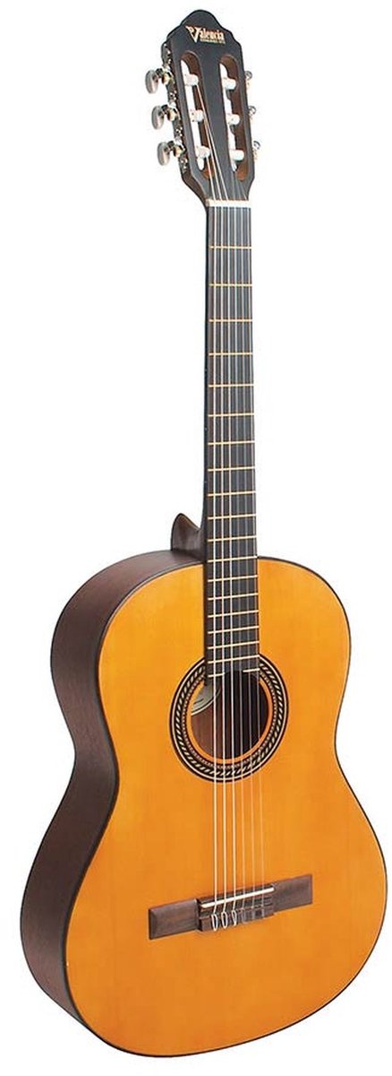 Valencia VC204 Klassieke Gitaar 4/4 Naturel Satin