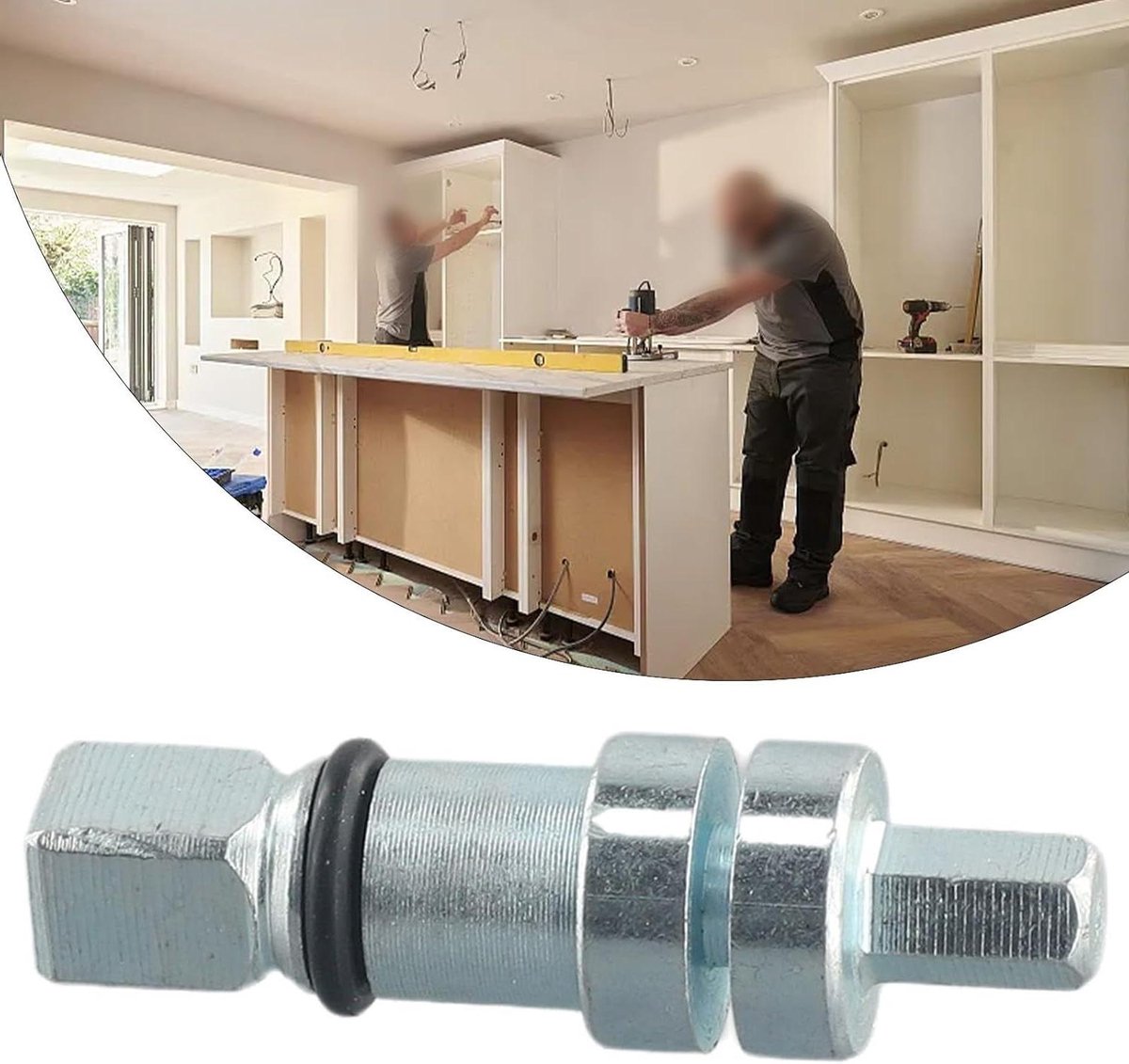 Schaaraskoppeling - Aandrijfas Koppeling - Pasta Maken - CNC Gefreesd - Directe Vervanging - Metaal
