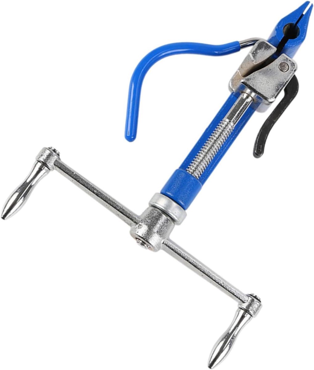 Roestvrij Staal Spanner - Kabelbindertang Bandspanner - Omsnoeren Beveiligen - Combinatie Spannen Snijden - 29 cm Lengte - Blauw