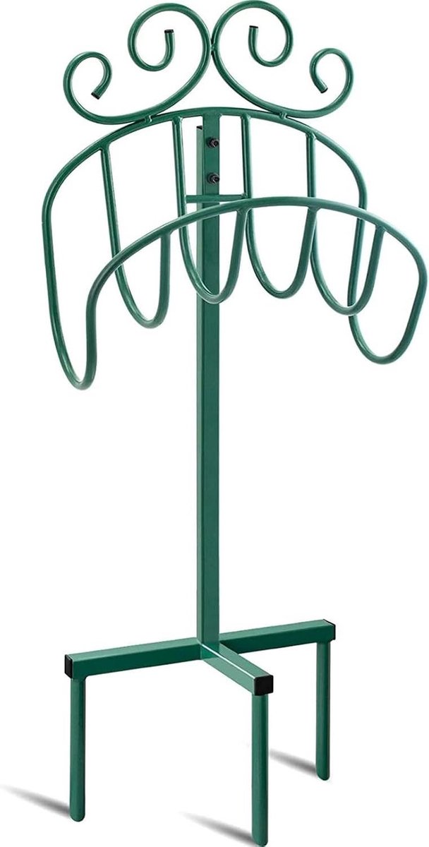 Tuinslang Houder - Slang Hanger - Tuin Organiseren - Afneembaar en Stevig - 45 inch - Groen