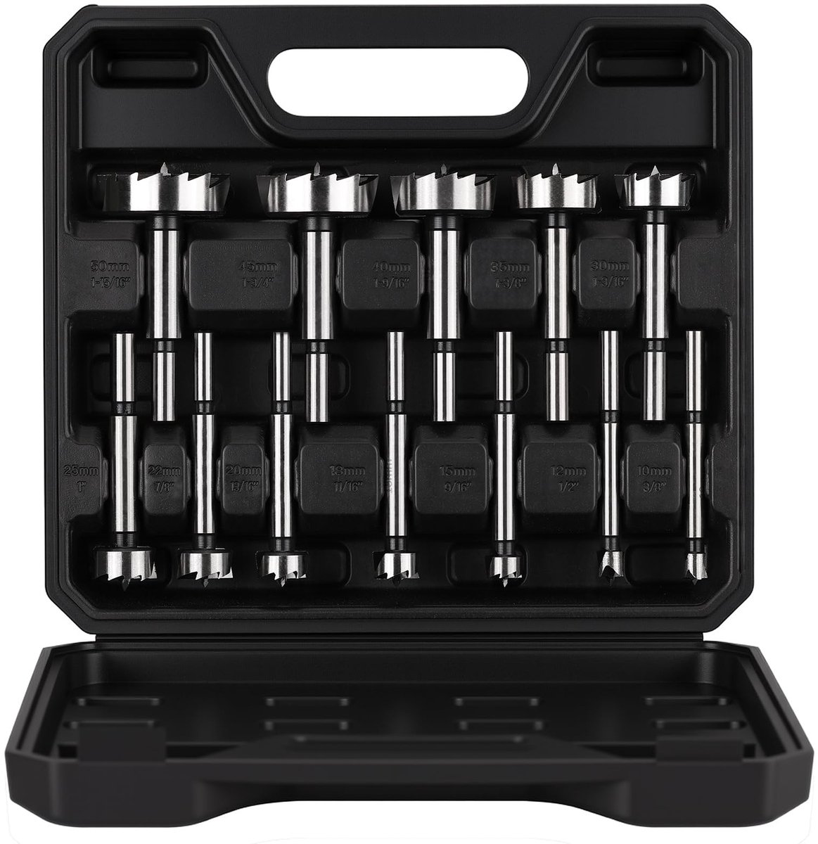 Omgoods - 12-delige Forstner Boor Set voor Houtbewerking