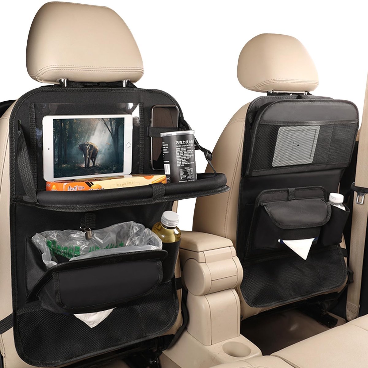 Omgoods - 2-delige Auto Organizer voor Achterbank