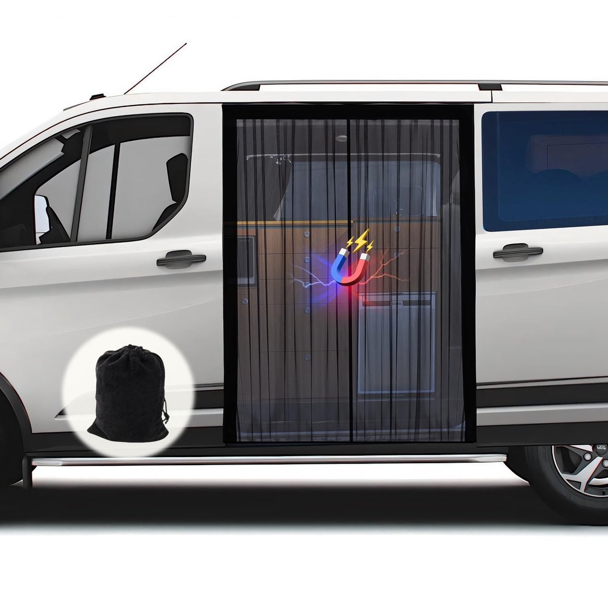 Omgoods - Magnetic Mosquito Net voor Schuifdeur - Effectieve Insectbescherming