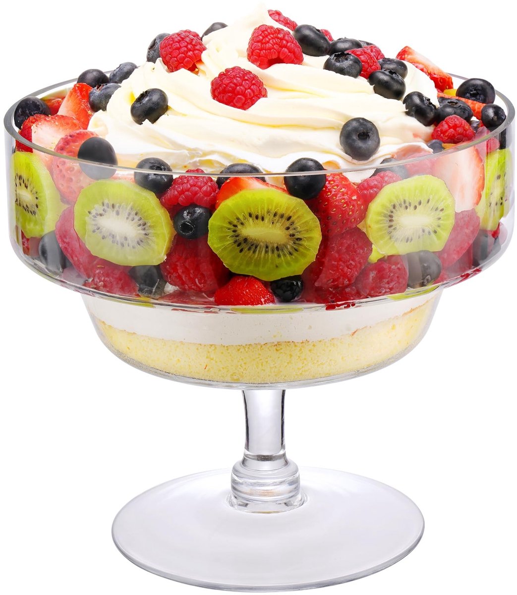 Omgoods - 3300ml Glazen Dessertkom voor Gelaagde Nagerechten