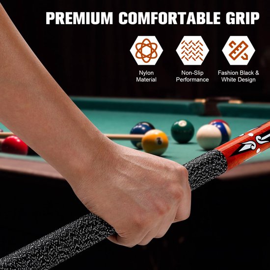 Omgoods - Professionele Biljartkeu van 147 cm met 13 mm Tip — afbeelding 4