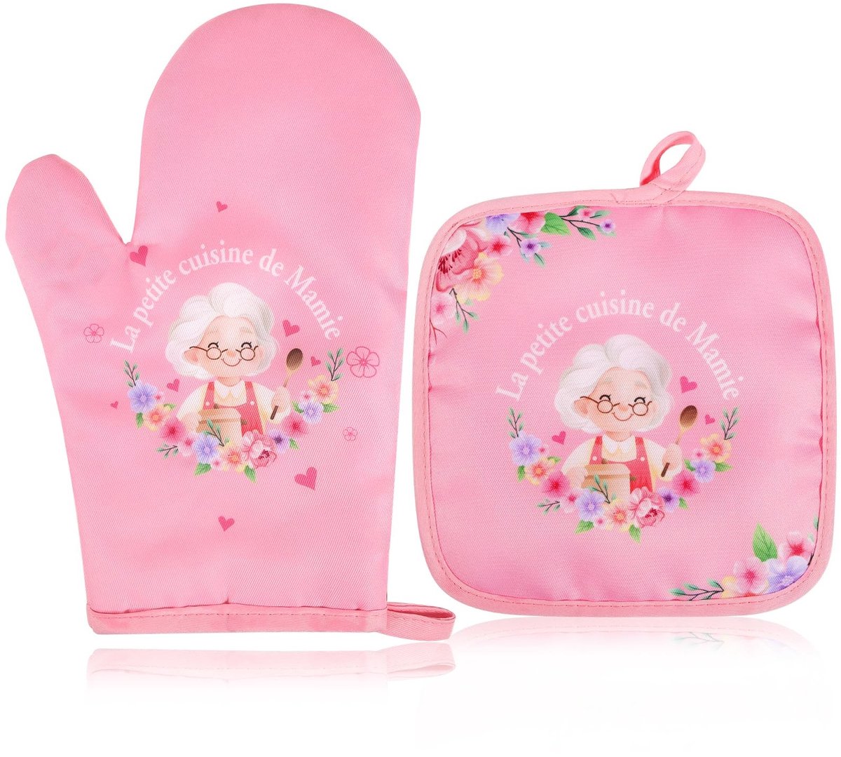 Omgoods- Ovenwanten Hittebestendig - Ovenhandschoenen - 2 Stuks - Verjaardag - Jubileum - Kerstmis