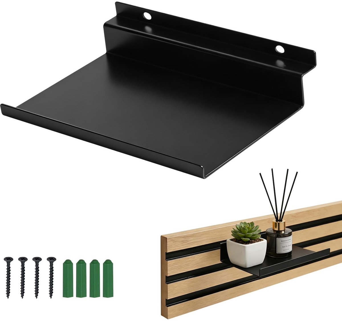 Omgoods - Acoustic Wall Shelf voor Geluidsabsorberende Panelen 25 x 15 cm