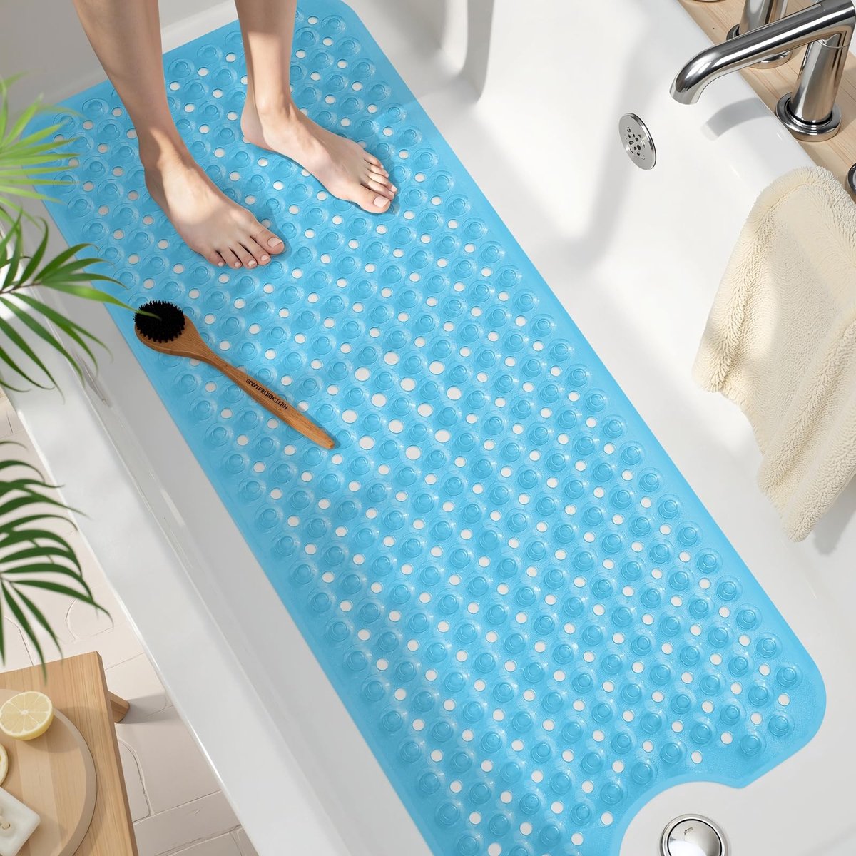 Omgoods - Antislip Badmat 100 x 40 cm met Snelle Droogtechnologie